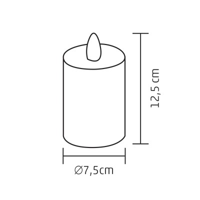 LED-es gyertya - CDO 1